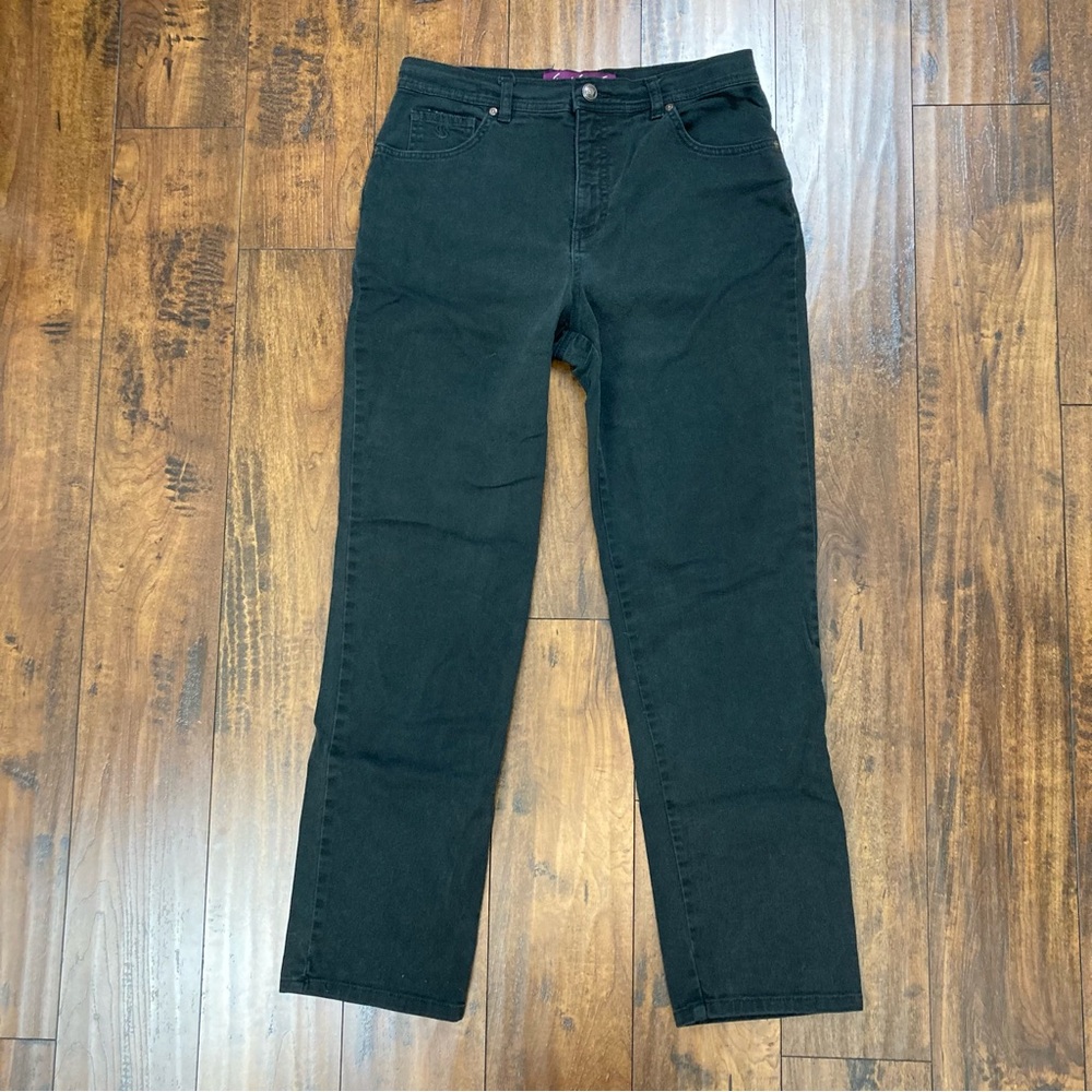 GLORIA VANDERBILT Women’s Black Denim Jeans Size 8 Average Stretch